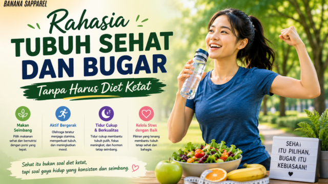 Rahasia Tubuh Sehat dan Bugar Tanpa Harus Diet Ketat