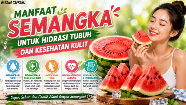 Manfaat Semangka untuk Hidrasi Tubuh dan Kesehatan Kulit