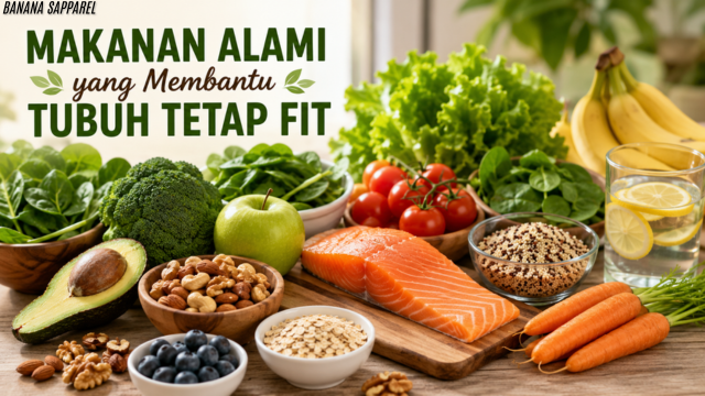 Makanan Alami yang Membantu Tubuh Tetap Fit