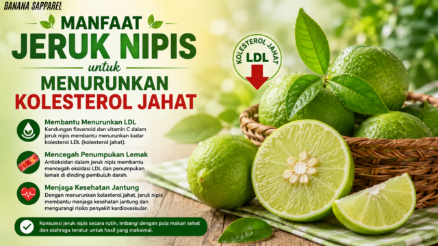 Manfaat Jeruk Nipis untuk Menurunkan Kolesterol Jahat