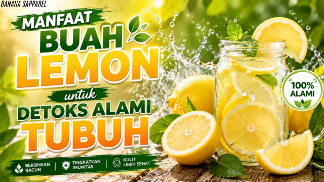 Manfaat Buah Lemon untuk Detoks Alami Tubuh