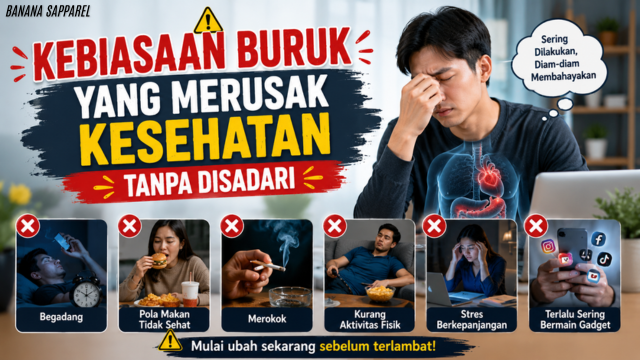 Kebiasaan Buruk yang Merusak Kesehatan Tanpa Disadari