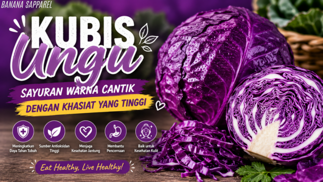 Kubis Ungu: Sayuran Warna Cantik dengan Khasiat Yang Tinggi