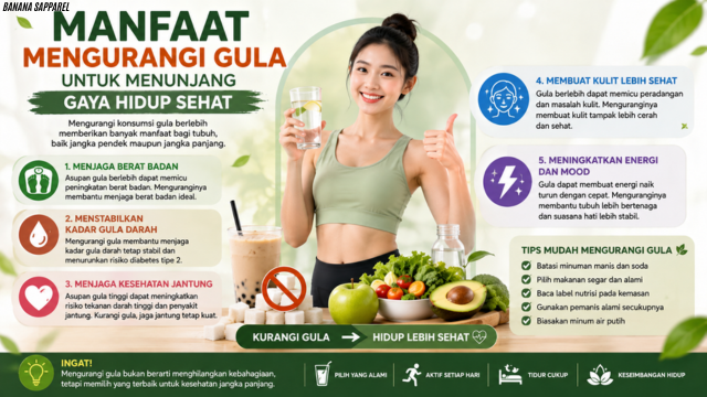 Manfaat Mengurangi Gula untuk Menunjang Gaya Hidup Sehat