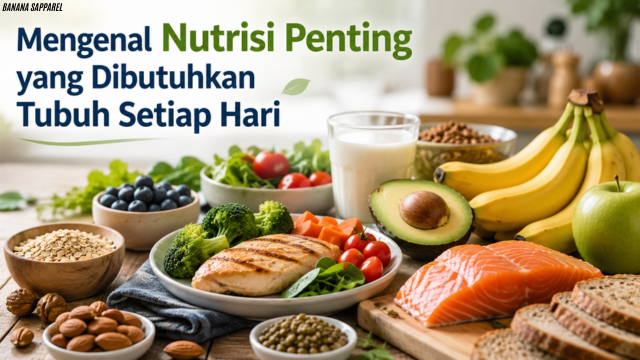 Mengenal Nutrisi Penting yang Dibutuhkan Tubuh Setiap Hari