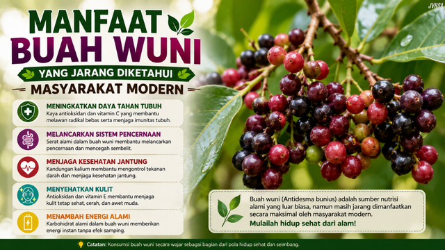 Manfaat Buah Wuni yang Jarang Diketahui Masyarakat Modern