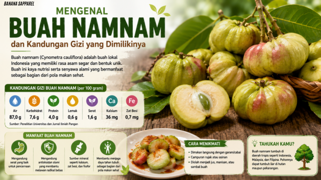 Mengenal Buah Namnam dan Kandungan Gizi yang Dimilikinya