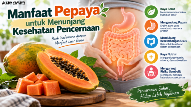 Manfaat Pepaya untuk Menunjang Kesehatan Pencernaan