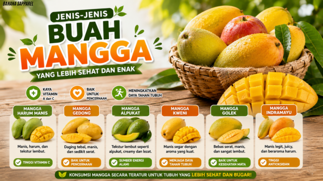 Jenis-jenis buah Mangga Yang Lebih Sehat dan Enak