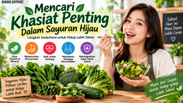 Mencari Khasiat Penting Dalam Sayuran Hijau