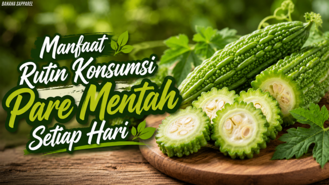 Manfaat Rutin Konsumsi Pare Mentah Setiap Hari