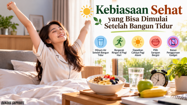 Kebiasaan Sehat yang Bisa Dimulai Setelah Bangun Tidur