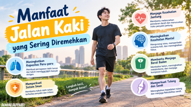 Manfaat Jalan Kaki yang Sering Diremehkan